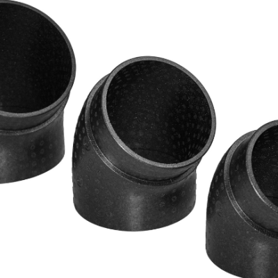 Izoliuota polipropileno ZEHNDER alkūnė ComfoPipe Compact