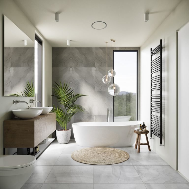 Gipsinis priglaistomas vėdinimo difuzorius Airmann Circle su integruota pajungimo dėžute - Image 5