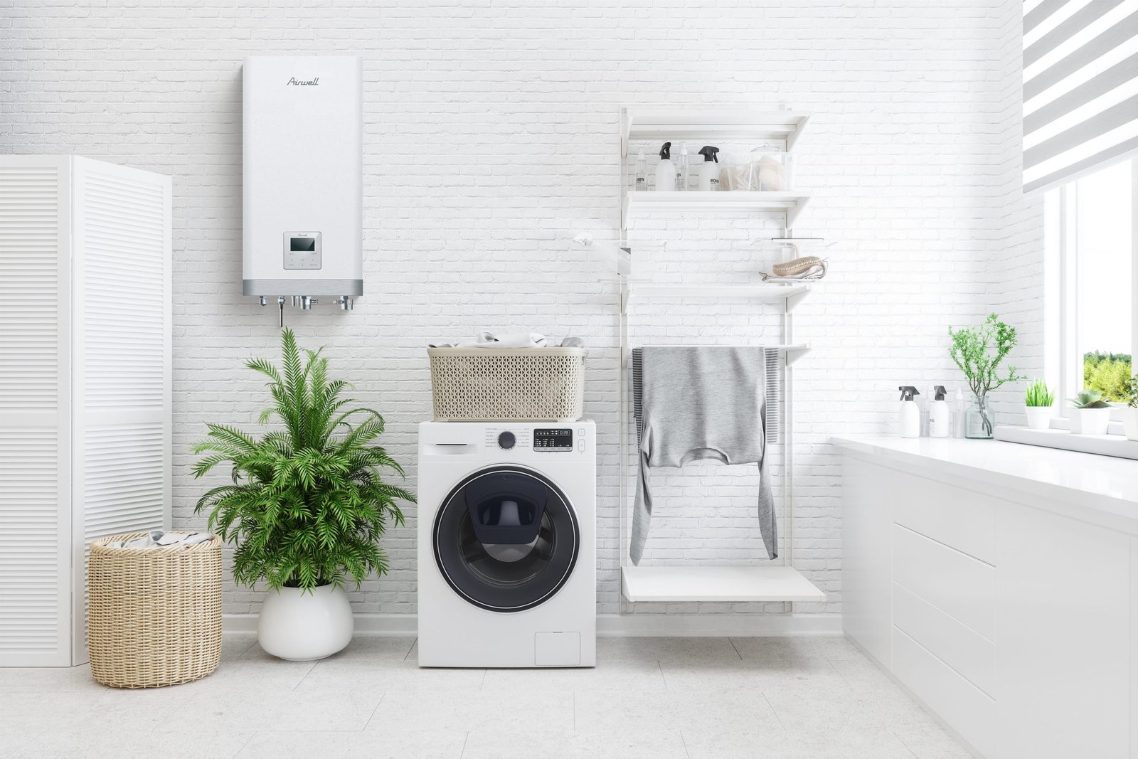 AIRWELL Wellea Split 16.00-14.90 kW šilumos siurblys oras-vanduo su hydro moduliu, AW-WHPSA1216-N93+AW-YHPSA16-H93 - Image 3