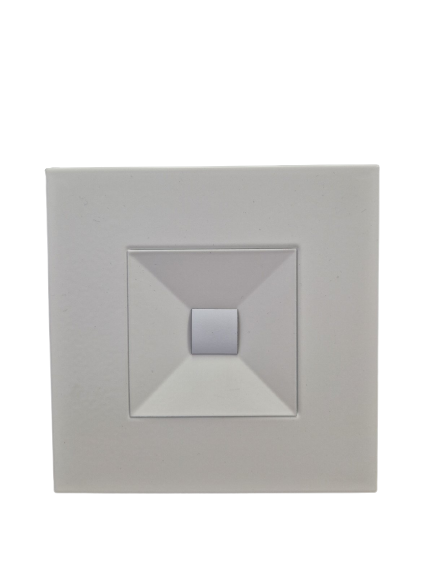 Kvadratinis vėdinimo difuzorius, universalus, BALTAS, JUODAS - Image 2