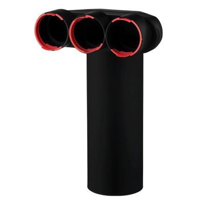 Plastikinė antistatinė triguba difuzoriaus dėžutė 3×75