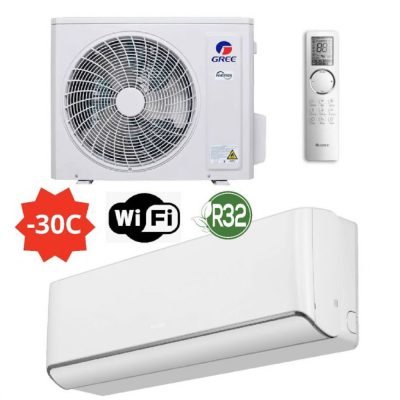 GREE Airy Ultra Fast Compressor sieninio šilumos siurblio oras oras 7.1/7.8 kW komplektas