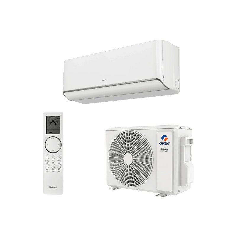 GREE Airy White sieninio šilumos siurblio oras oras 3.5/3.81 kW komplektas
