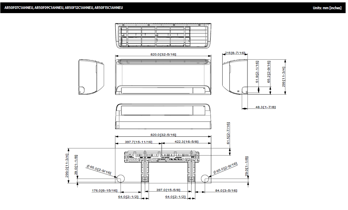 SAMSUNG oro kondicionieriaus Cebu S2 3.5/4.0 kW Multi split vidinis blokas - Image 5