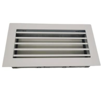 Sieninės vėdinimo grotelės, nukreiptos žemyn