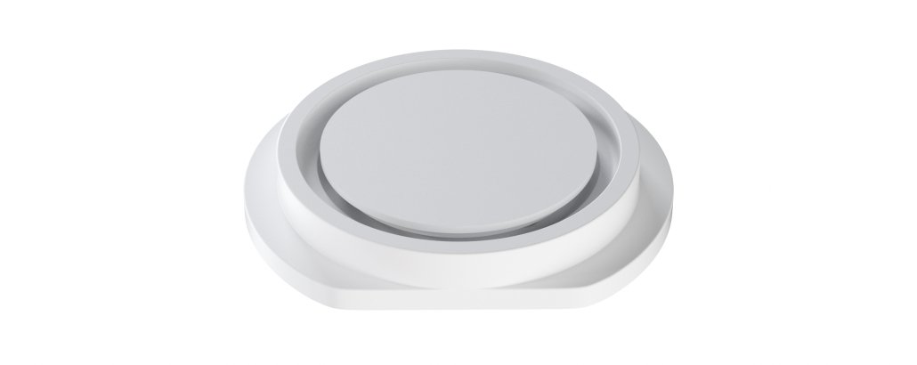 Gipsinis priglaistomas apvalus difuzorius Ventmann Circle Coanda - Image 2