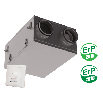 ENTALPINIS rekuperatorius VENTS VUE 100P su valdymo pultu