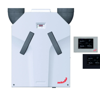 Plokštelinis ENTALPINIS rekuperatorius Zehnder ComfoAir 375 ERV su VALDYMO PULTU Multi Control ir WIFI valdymu