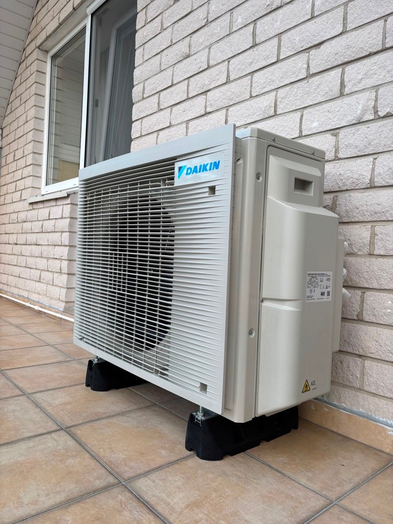 Daikin Perfera Multi Split montavimas trims patalpoms