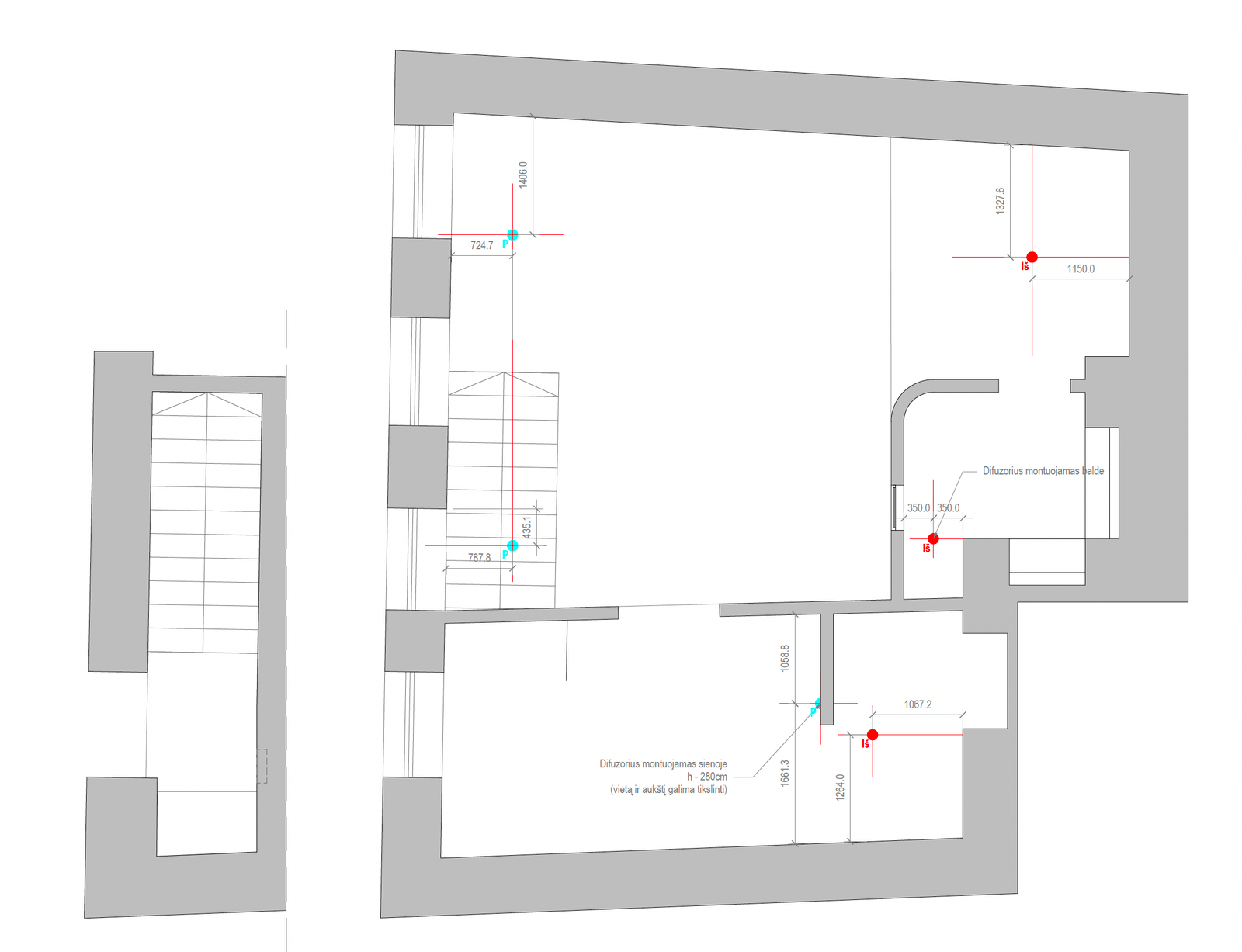Rekuperacijos montavimas Vilniuje: 76 m² buto ortakiai ir kaina