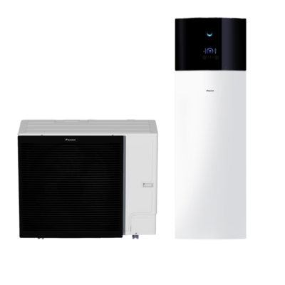 Daikin ERLA11DW1 / EBVX11S23D9W – Altherma 3 R F 11 kW oras–vanduo šilumos siurblys su 230 l talpa ir 9 kW šildytuvu