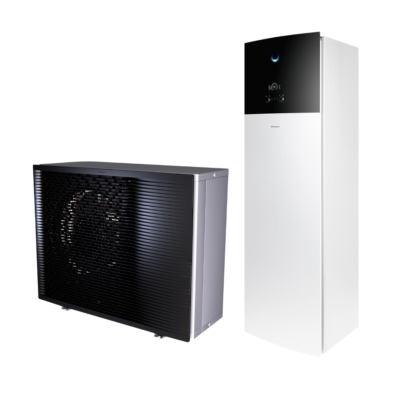 Daikin ERRA08EW1 / ELBX12S18E6V – Altherma 3 R MT 8 kW oras–vanduo šilumos siurblys su 180 l talpa ir 6 kW šildytuvu
